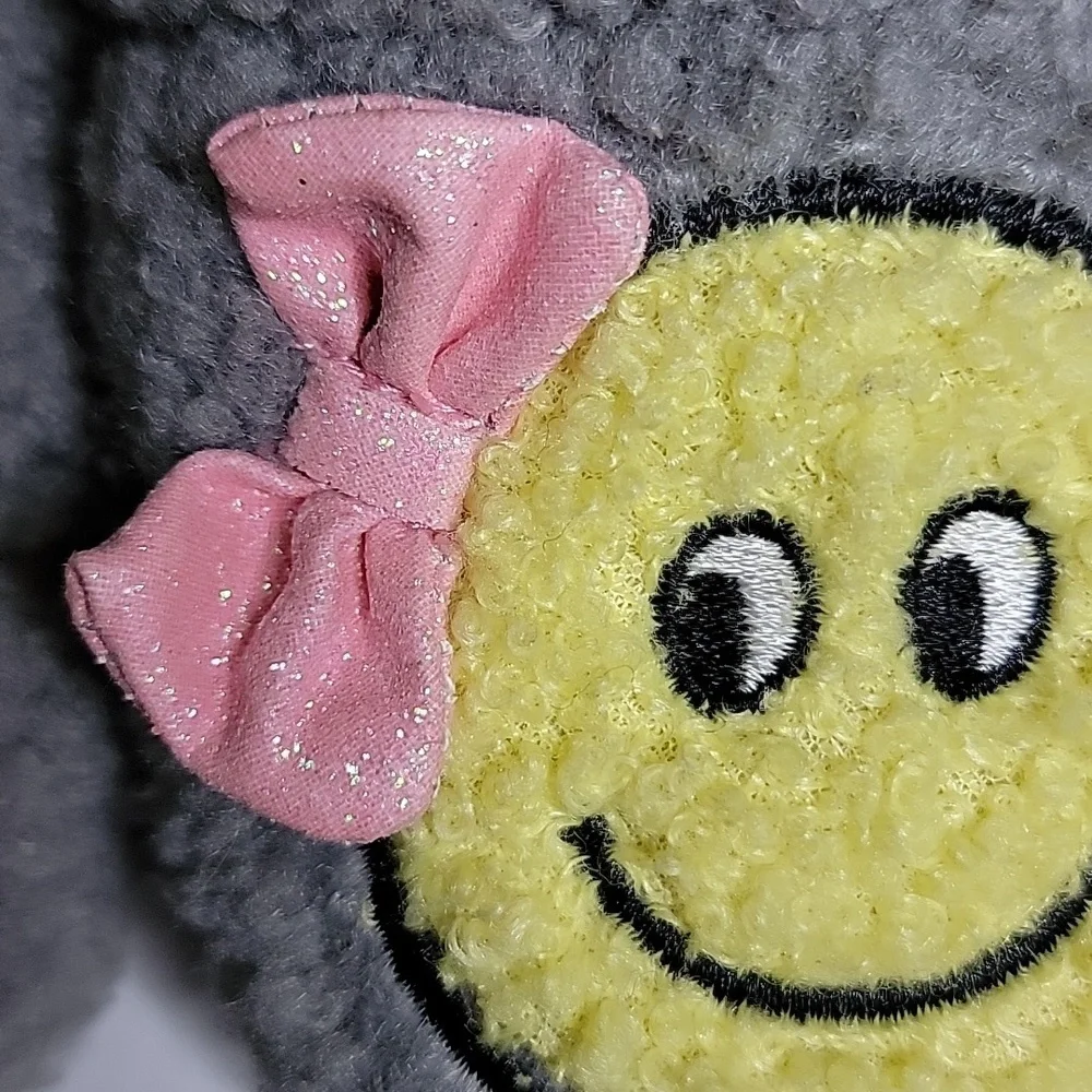 Wonder nation toddler girls smiley slippers